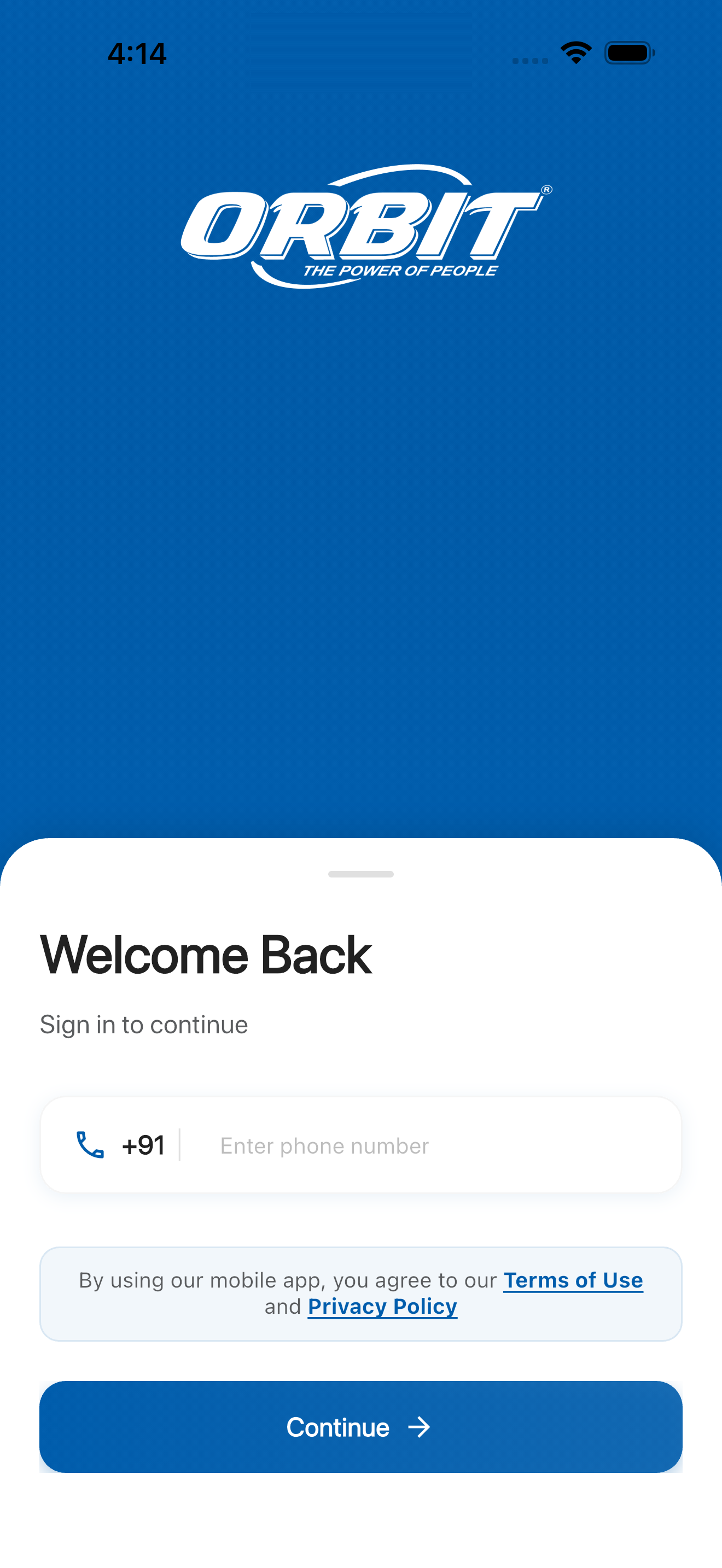 Login Screen