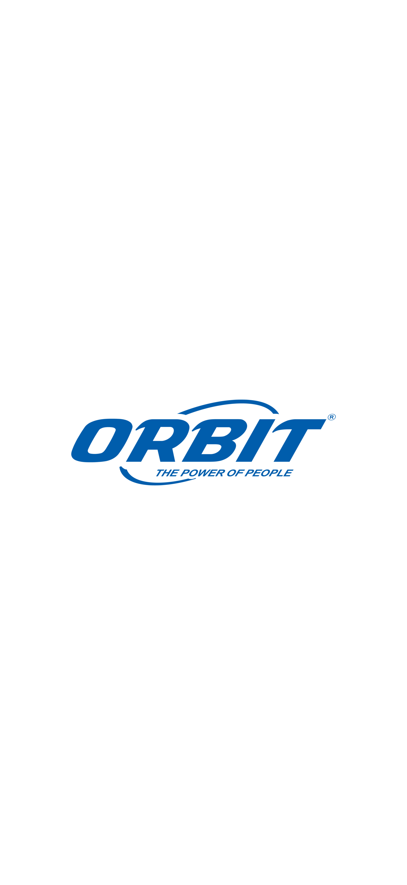 Orbit app splash screen