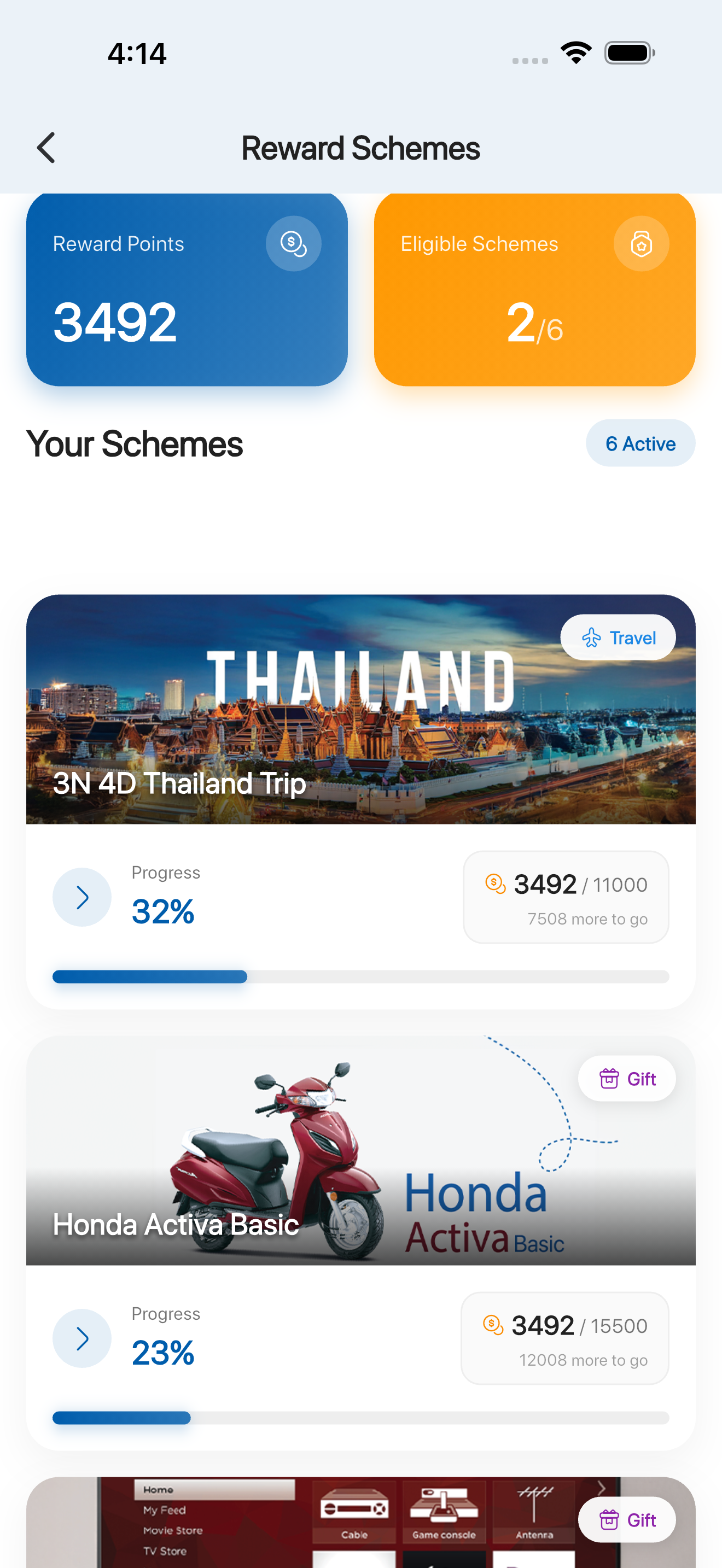 Reward Schemes